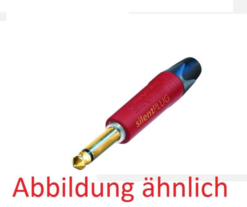 Neutrik 2 poliger 6.35 mm Klinkenstecker, Silent Switch" !! ABVERKAUF !! SONDERPREIS     Alternative: NP2X-AU-SILENT