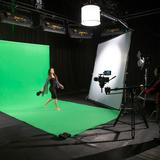 Lastolite Chromakey Textilhintergrund Grün 300x700cm mit Schlaufe (ohne Stativ/Querstange)