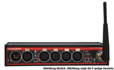 Swisson XSW-TR-3B,Wireless DMX-Splitter / Booster 3pol. CRMX Transceiver, Box Variante, kompatibel zu CRMX