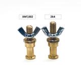 MANFROTTO ROUNDED 16MM LIGHTING STUD M10 Scheinwerferzapfen inkl. Flügelmutter, Gewindelänge 25mm