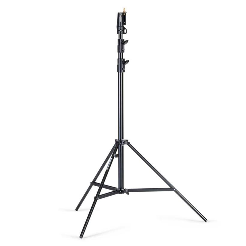 MANFROTTO HEAVY DUTY BLACK STAND  max. Höhe: 333cm, max. Belastung: 40kg  ** AUSSTELLUNGSSTÜCK WIE NEU **
