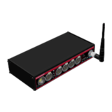 Swisson XSW-TR-5B (Box) CRMX Splitter 1x 5pol IN - 4x 5pol OUT + 1x 5pol thru *ohne Schuko*