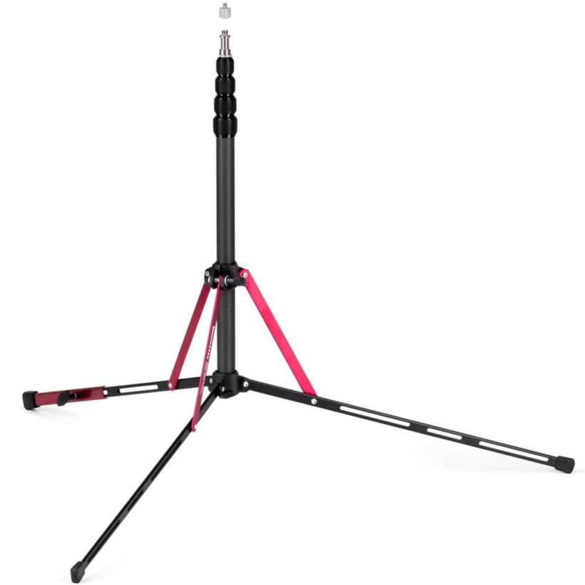 MANFROTTO CARBON  NANOPOLE STAND Ministativ aus Karbonfaser, Nivellierbein, abnehm. Galgen