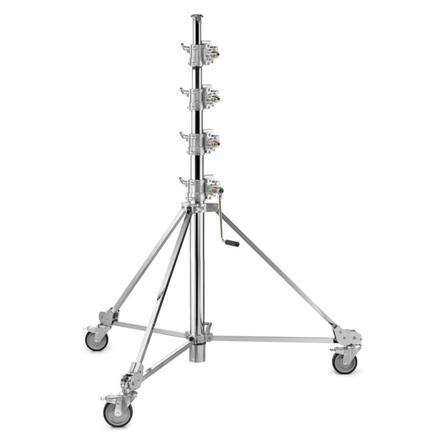 MANFROTTO STRATO SAFE CRANK-UP STAND EQUIPPED WITH HARD WHEELS