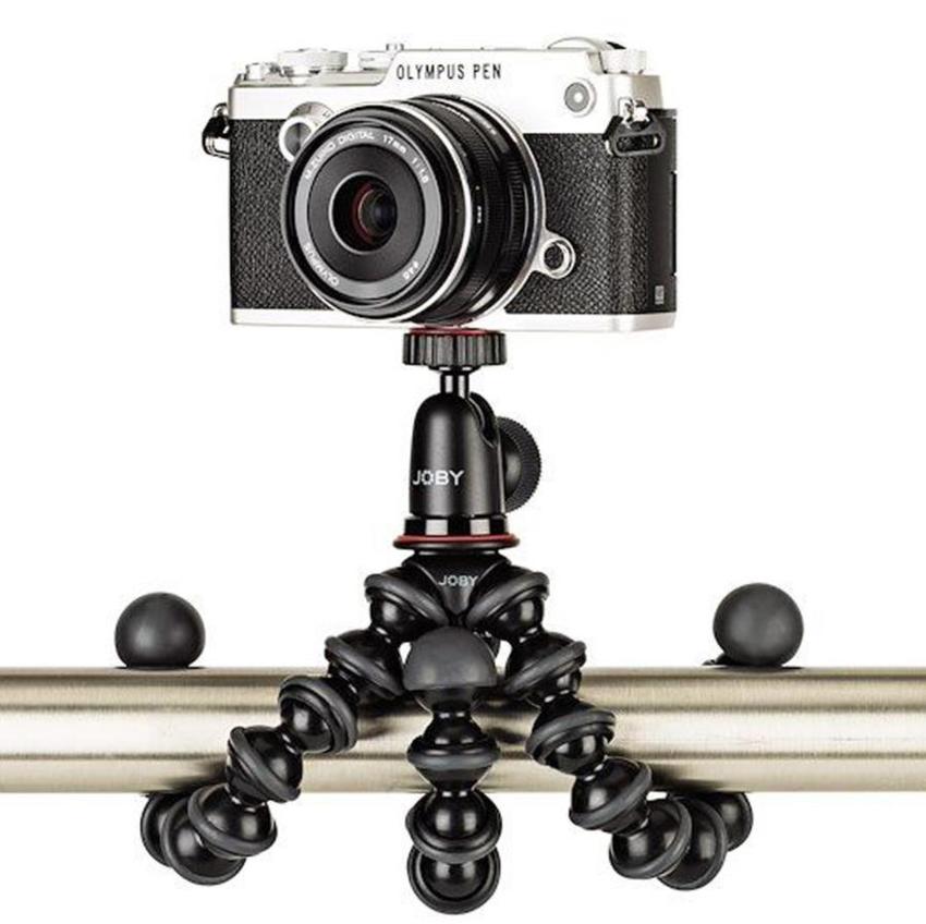 JOBY GorillaPod 1K Stativ Kit für spiegellose und Kompakt- kameras, Kompaktes Stativ und Kugelkopf für fortgeschrittene