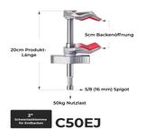 Manfrotto 2" End Jaw Vice Clamp Länge: 20cm, Gewicht: 500g