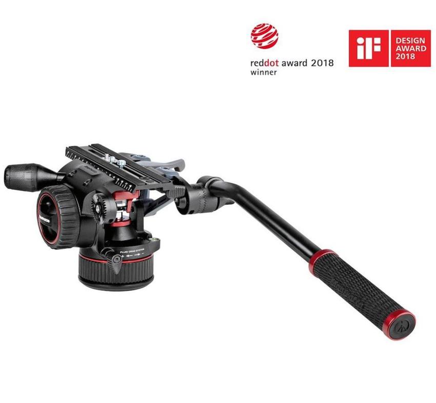 MANFROTTO Nitrotech N12 Fluid-Videokopf mit Counterbalance System