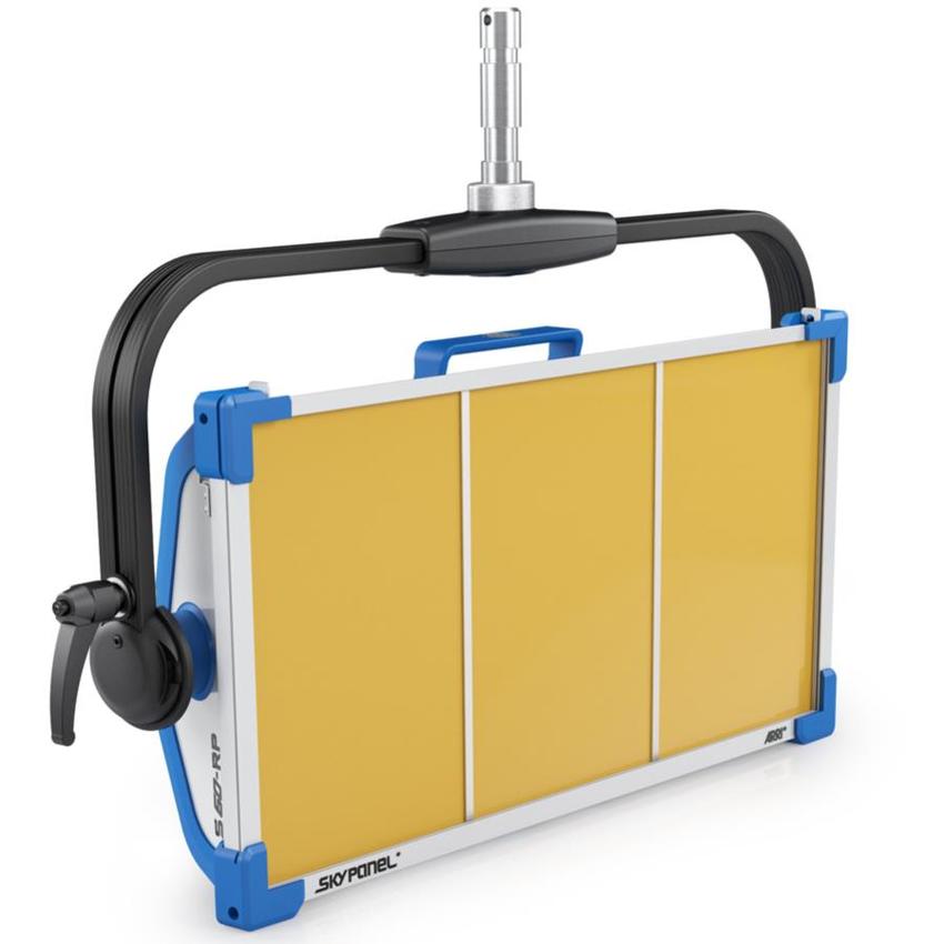 ARRI SkyPanel S60-RP LED Softlight 3200 K Remote Phosphor 3m Kabel manual operated, blau-silber