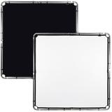 Lastolite Skylite Rapid midi Stoffbezug 1,5x1,5m Schwarz/Weiss (ohne Rahmen!)