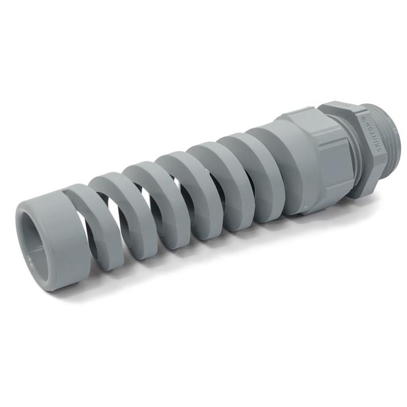 Verschraubung Skintop BS PG 21 RAL 7001 SGY, GRAU Skintop BS Kunststoff Kabelverschraubung mit Knickschutz