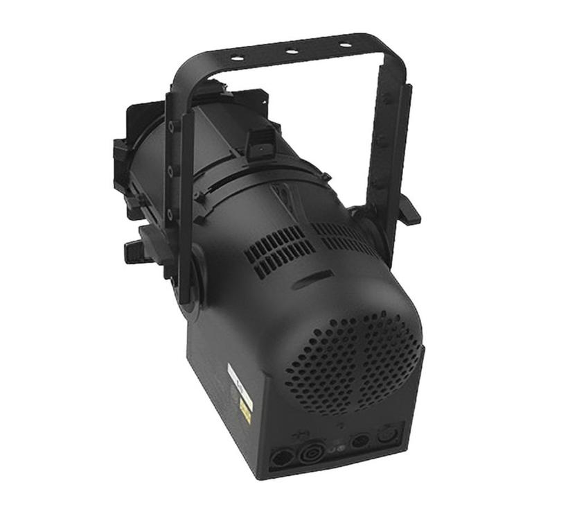 PLT FIXED LENS, 50° Fixed beam lens tube, for use with ACCLAIM PLE &  LEKO LED, black,  incl. 158 x 158mm gel frame