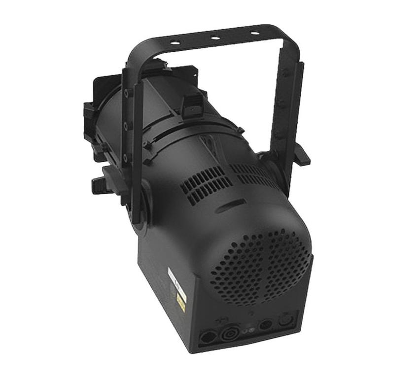 PLT FIXED LENS, 50° Fixed beam lens tube, for use with ACCLAIM PLE &  LEKO LED, black,  incl. 158 x 158mm gel frame