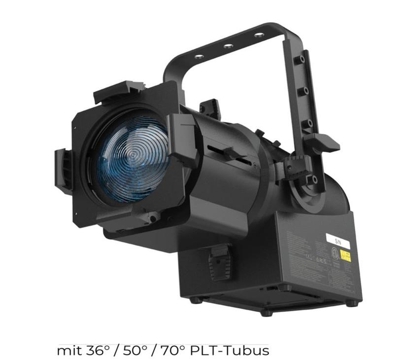 VL600 ACCLAIM PLE WW, 195W Monochromatic Light Engine, Basisgehäuse mit WW 3200K LED-Engine, schwarzes Gehäuse