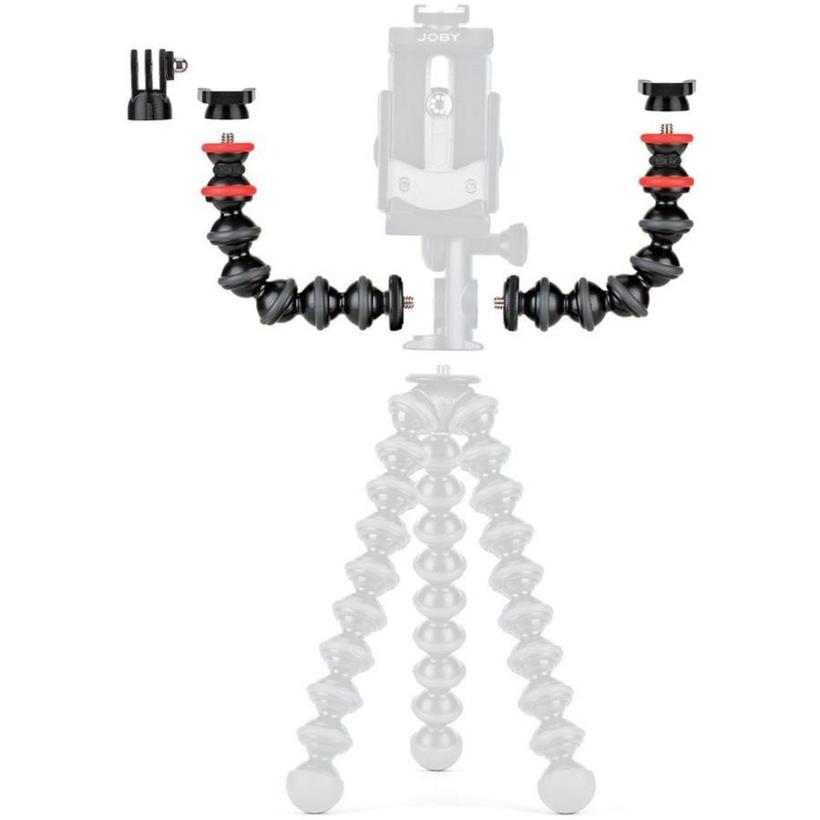 JOBY GorillaPod Arm Kit: Flexible Arme u. Halterungen Zubehö -Kit, passend für Smartphones, Action Kameras, Blitzlicht &
