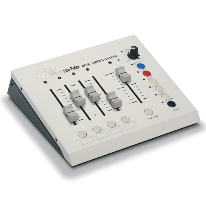 Liteputer CX 404, 4 Kanal Mischpult DMX 512 4 Speicherplätze