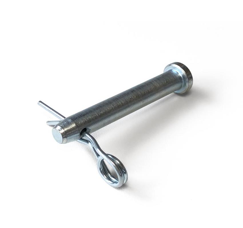 Fantek Ersatzteil Stahlbolzen 10mm/6cm mit R-Clip Ersatzbolzen für die Gabel (Gabellifte), SETFPSCI02