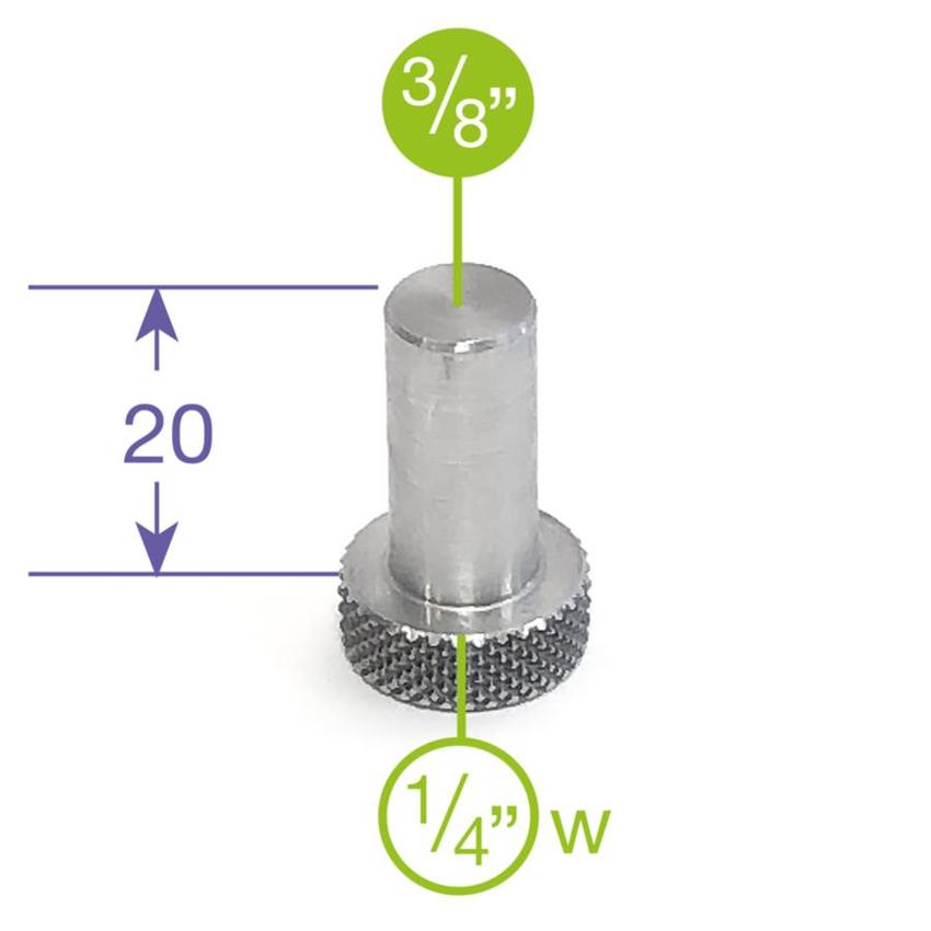 MANFROTTO ADAPTER STUD, DIAM 3/8 TO 1/4 Adapter Stift 3/8'' - 1/4''