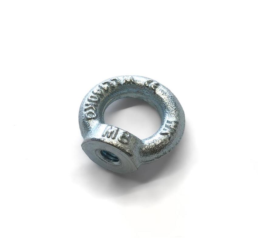 Ultralite Ringmutter M8, ähnlich DIN582, verzinkt Tragkraft 140kg, Material C15