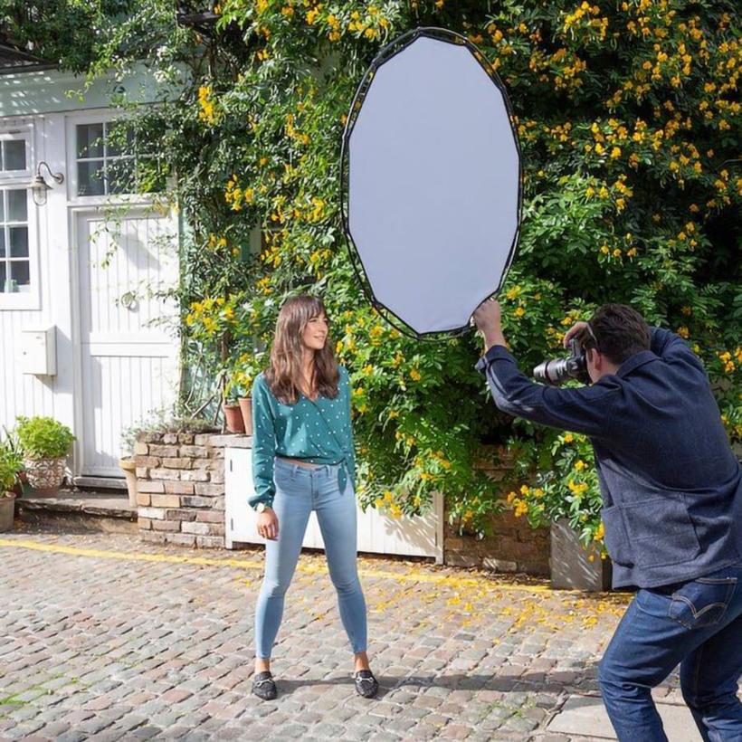 Manfrotto HaloCompact Reflektor Bespannung 82cm Silber/Weiss (ohne Rahmen!)