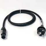 Schuko auf Powercon  3x1.5mm², 5m,  konfektioniert, TRUE1 H07RN-F,mit angespr.Kunststoff-Stecker+ Neutrik  TRUE1