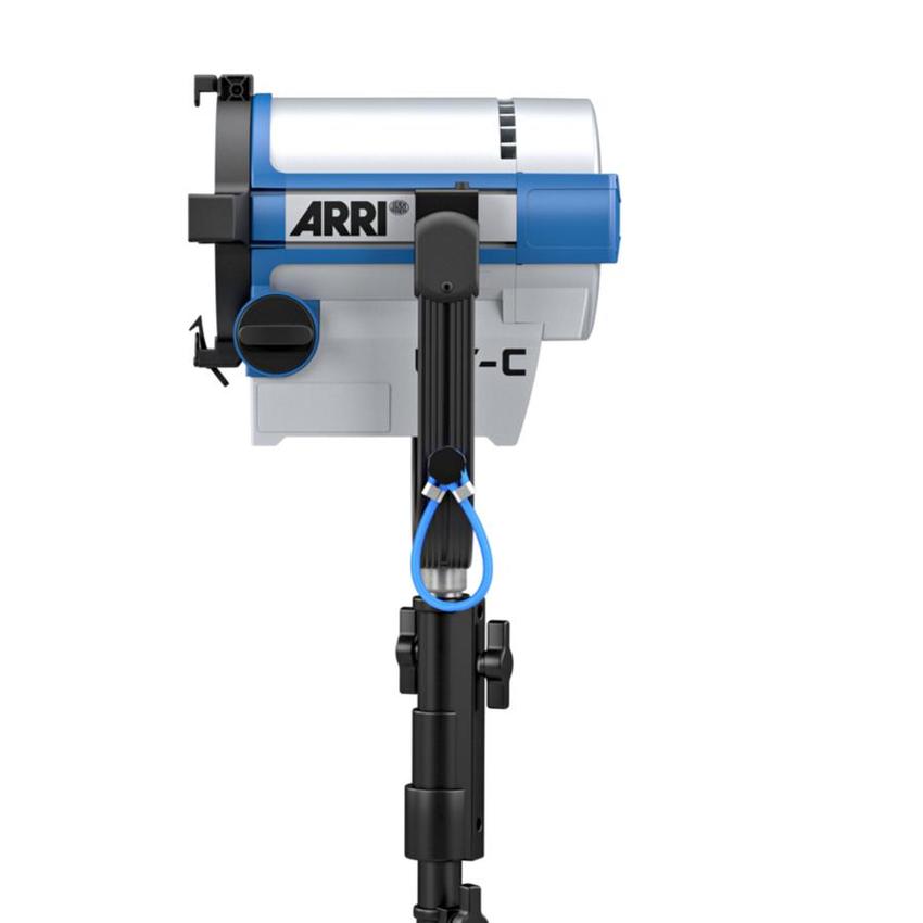 ARRI L5-C, Fresnel, STAND-MOUNT,  RGBW, blau-silber 2800K-10000K, 3m Kabel  mit Schuko *****ABGEKÜNDIGT!*****