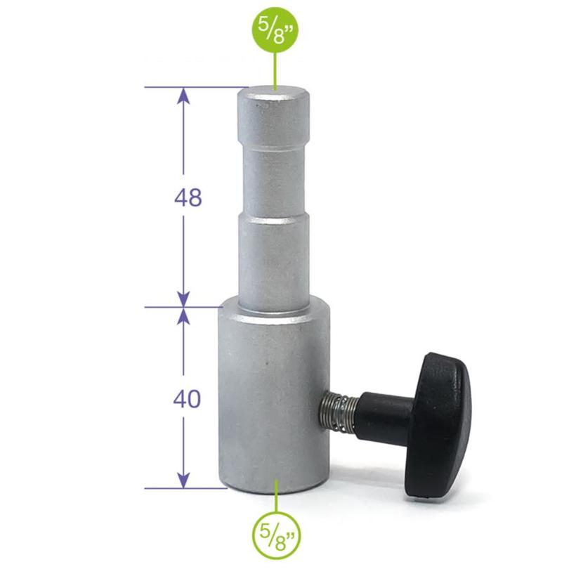 MANFROTTO ADAPTER MOLE TO DIAM. 5/8 5/8" Hülse auf 5/8" Stift