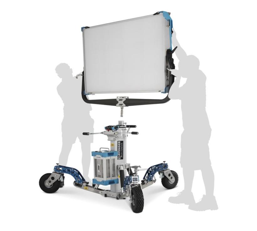 Avenger Buccaneer Wind-Up-Stativ, sicheres Stativ für schwere Scheinwerfer