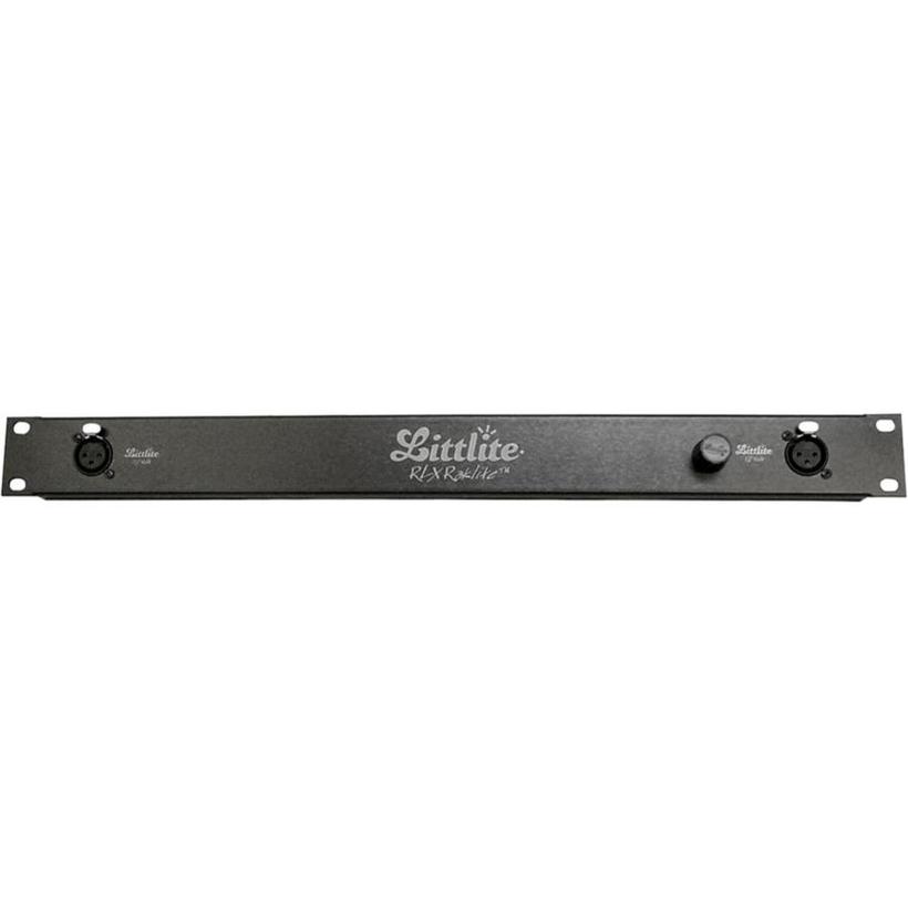 Littlite Raklite RLX, 19" Blende mit 2 XLR D-3-F B., Trafo Code: RLX