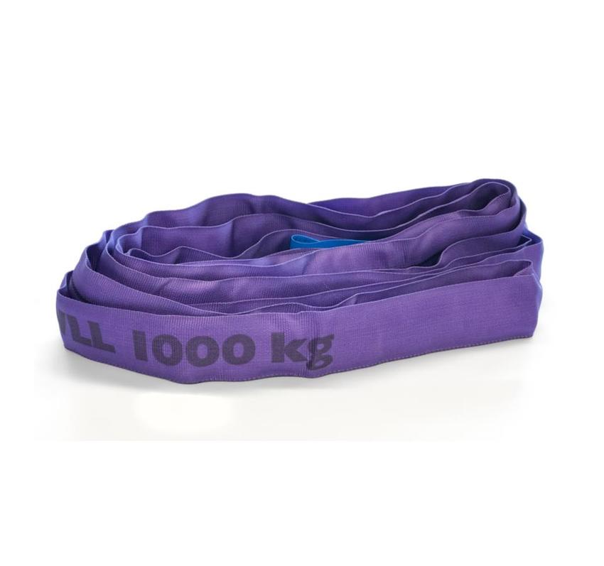 Ultralite Rundschlinge 1000kg, Umfang: 2m, VIOLETT nach DIN EN 1492-2 (DIN 61360), Nutzlänge. 1.0m