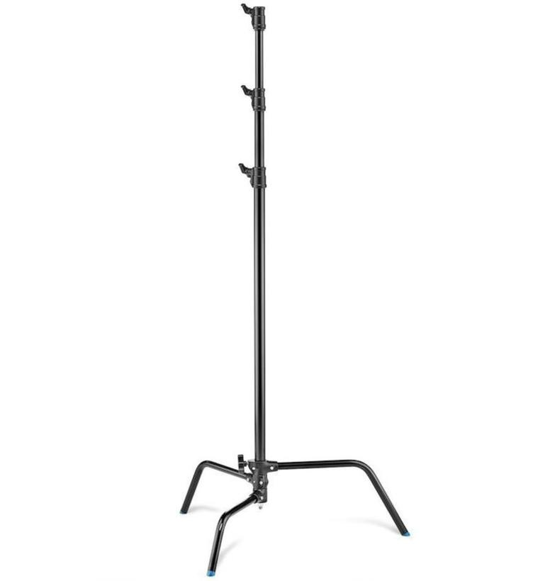 MANFROTTO C-STAND 33 SLIDING LEG *AUSLAUFARTIKEL* max. Höhe: 328cm, max. Belastung: 5,5kg, BLACK,JAPANESE STUD