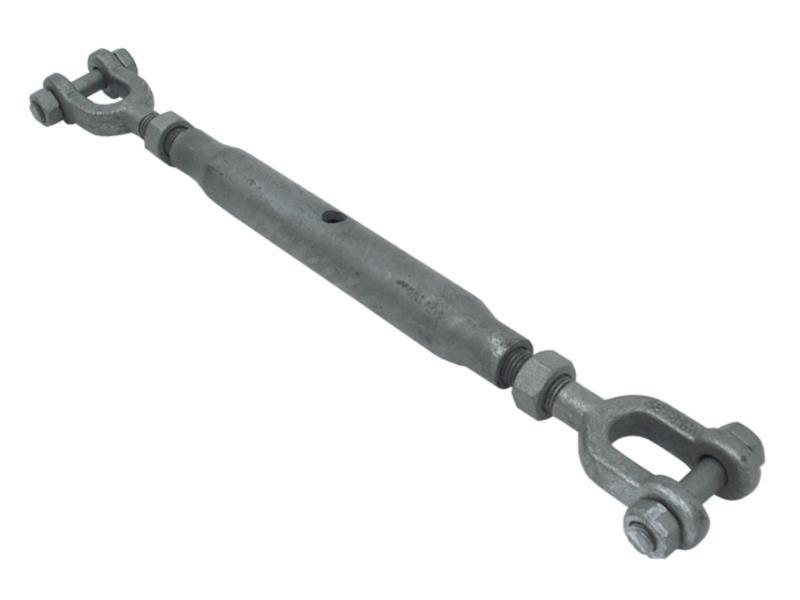 Ultralite Wantenspanner M16 mit Gabel/Gabel, feuerverzinkt, Tragkraft 1200kg WLL