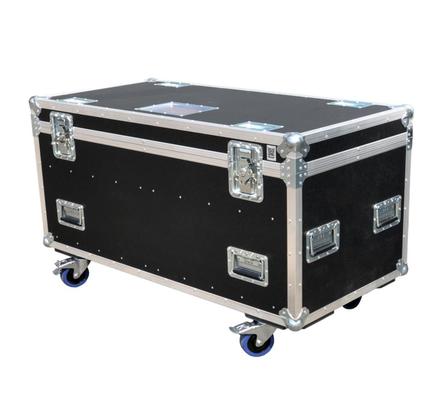 Case Packmaßcase 1200x600x600, heavy duty, schwarz 2x Trennbretter , inkl. Rollen (ca. 100mm Mehrhöhe)