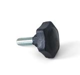 Fantek Ersatzteil / Sparepart, Code: RT-ACC/21 Pomo para portapata, Flügelschraube zur Transportsicherung