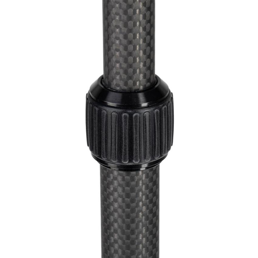 MANFROTTO CARBON  NANOPOLE STAND Ministativ aus Karbonfaser, Nivellierbein, abnehm. Galgen