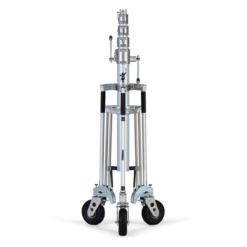 MANFROTTO LONG JOHN SILVER STAND FF WITH FOAM FILL WHEELS