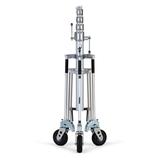 MANFROTTO LONG JOHN SILVER STAND FF WITH FOAM FILL WHEELS