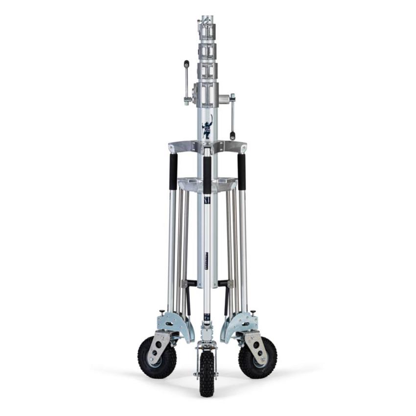 MANFROTTO LONG JOHN SILVER STAND FF WITH FOAM FILL WHEELS