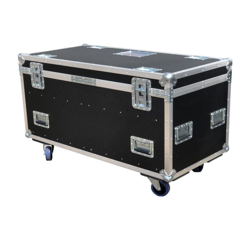 Case Packmaßcase 1200x600x600, heavy duty, schwarz 2x Trennbretter , inkl. Rollen (ca. 100mm Mehrhöhe)