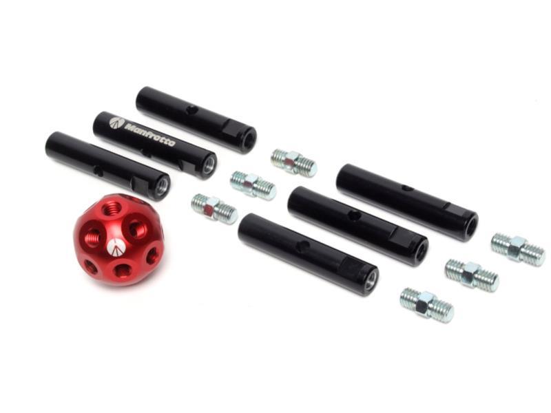 MANFROTTO DADO - 1 threaded sphere + 6 threaded tubes + 6 threaded pins