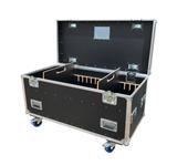 Case Packmaßcase 1200x600x600, heavy duty, schwarz 2x Trennbretter , inkl. Rollen (ca. 100mm Mehrhöhe)