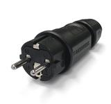 Schukostecker MENNEKES 16A 2p+ PE 230V IP54 Schraubanschluss n.deutscher& französisch/belgischer Norm