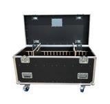 Case Packmaßcase 1200x600x600, heavy duty, schwarz 2x Trennbretter , inkl. Rollen (ca. 100mm Mehrhöhe)