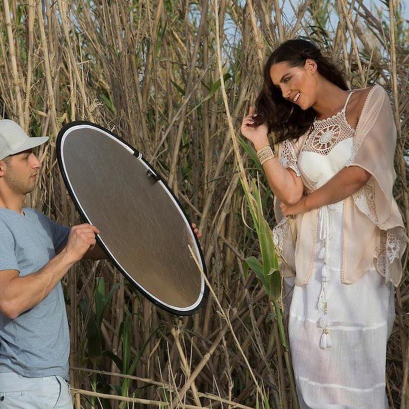 Manfrotto Rundreflektor Sunfire/Weiß 95cm 