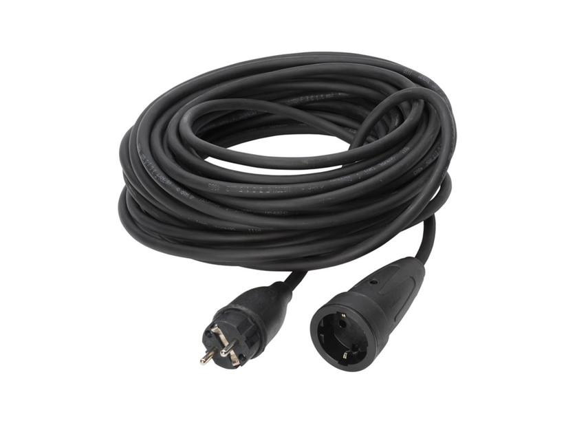 Schukokabel Profi, 3x2.5mm², 10m, konfekt., H07RN-F mit Mertens Gummistecker/-Kupplung, mit Beschriftungstülle