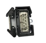 Ultralite Y-Splitter für 16pol Stecker (1x IN, 2x OUT) (Harting, u.ä.), rückseitig Öse mit 10mm Öffnung