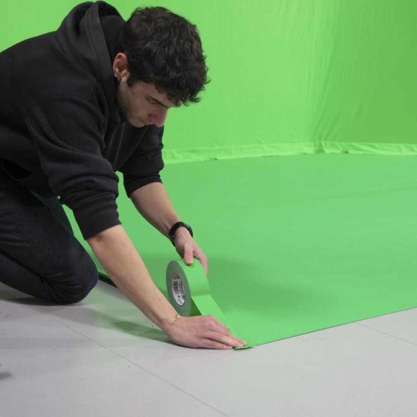 Gaffer Tape 50mm x 50m Chroma Key Green Passt perfekt zur Manfrottos Chromakey Hintergrund-Reihe