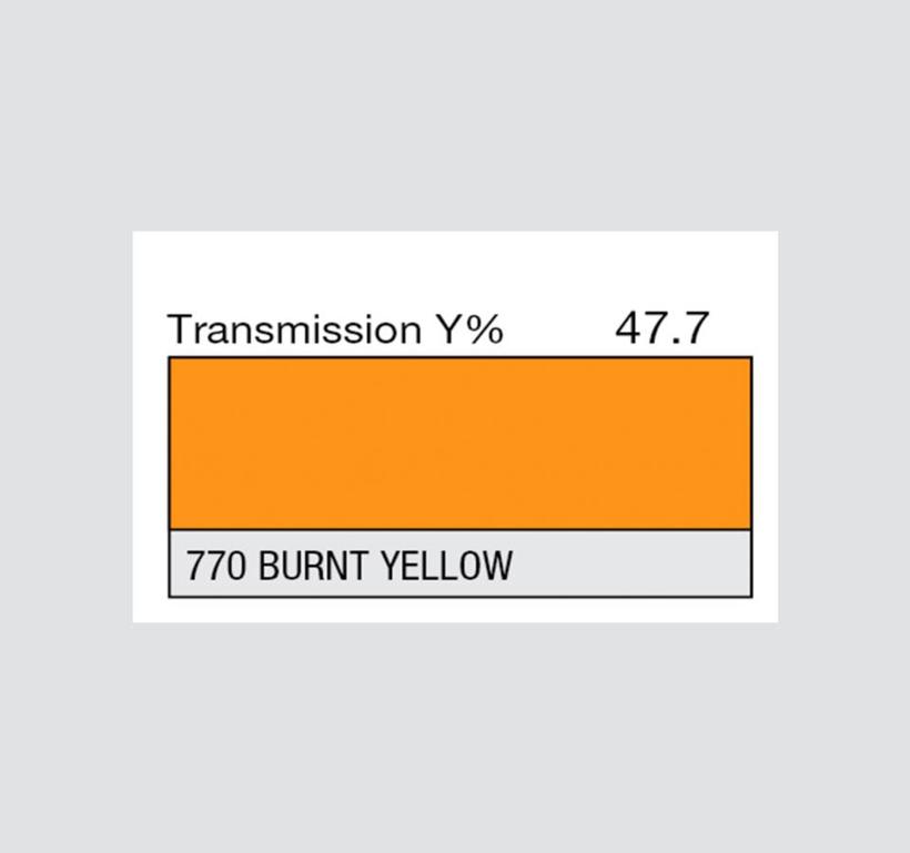 LEE-Filters, Nr. 770, Rolle 762x122cm normal, Burnt Yellow