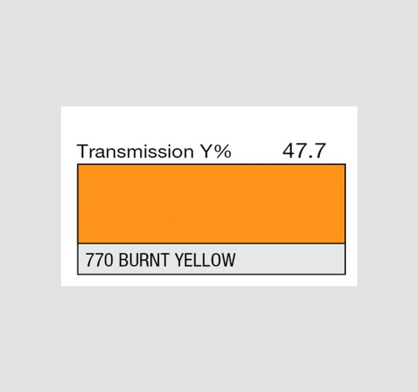 LEE-Filters, Nr. 770, Rolle 762x122cm normal, Burnt Yellow