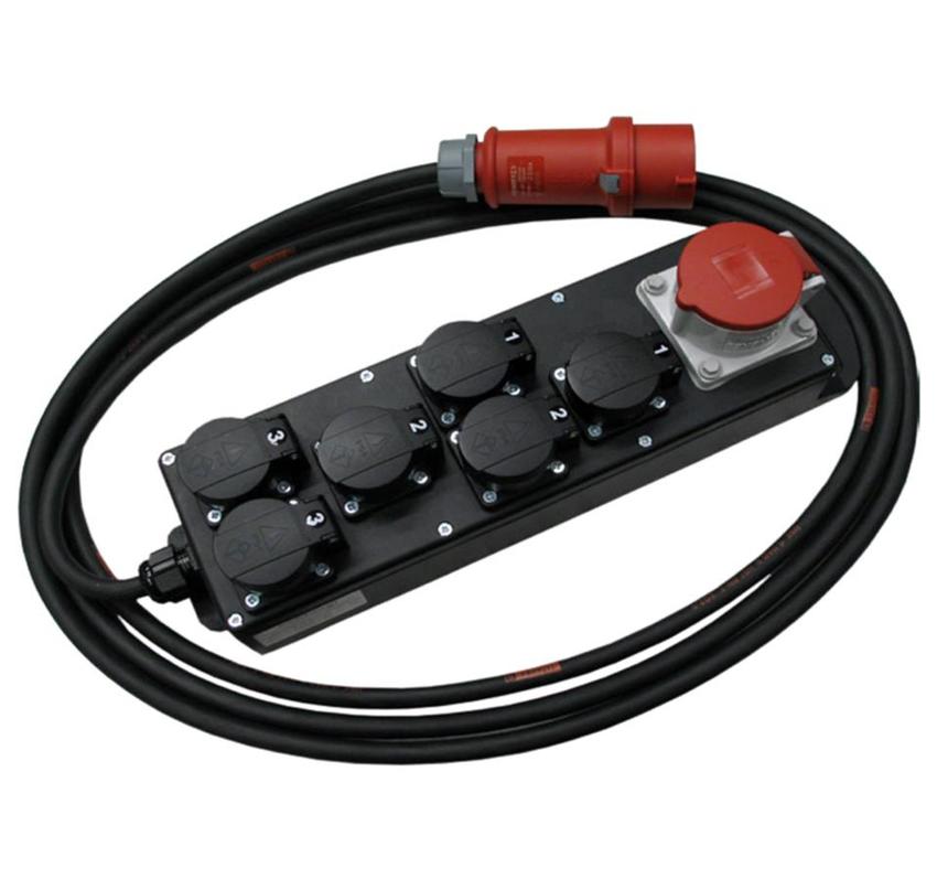 Ultralite Stromverteiler STG 16A, Indoor, IP40, FI, 3x LS, !!! PREIS AUF ANFRAGE !!!