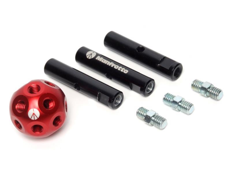 MANFROTTO DADO - 1 threaded sphere + 3 threaded tubes + 3 threaded pins
